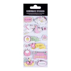 Baby Embellishments - New Arrival Pink 12Pc