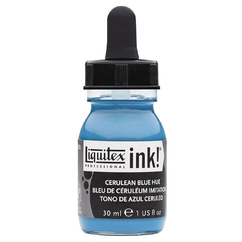 Liquitex Ink 30ml Cerulean Blue Hue