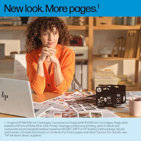 HP 68 Black Original Ink Cartridge