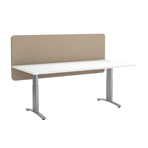 Boyd Visuals Desk Screen Modesty Panel Dark Camel 1200mm