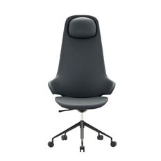 Konfurb Orbit High Back 5 Star Black Vinyl