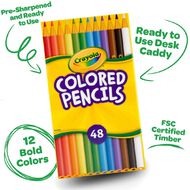 Crayola 48 Pack Colored Pencil Deskpack Crayola 48 Pack Colored Pencil Deskpack