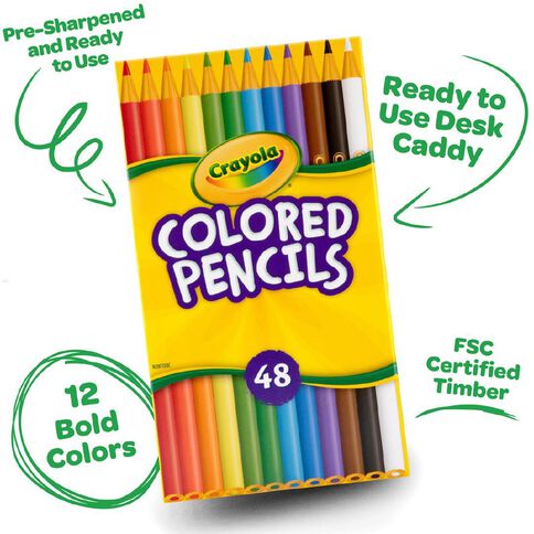 Crayola 48 Pack Colored Pencil Deskpack Crayola 48 Pack Colored Pencil Deskpack