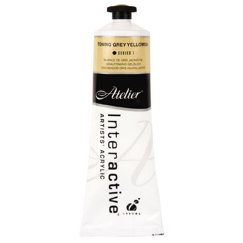 Atelier S1 Acrylic Paint Toning Grey Yellowish 80ml