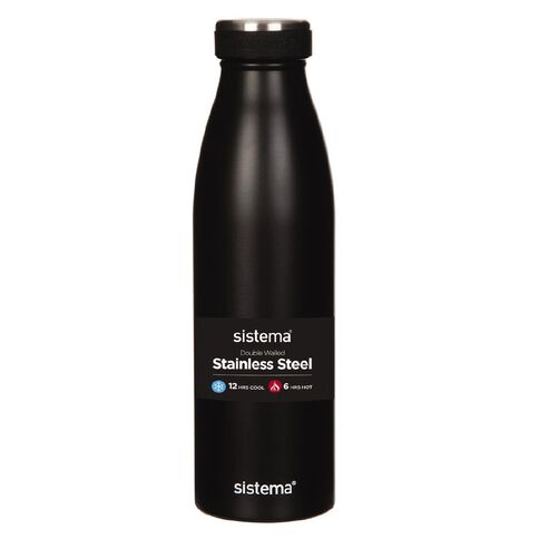Sistema Stainless Steel Drink Bottle Assorted 500ml
