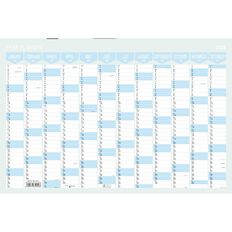 WS Non-Laminated Wall Planner 2024 750m x 500m