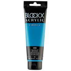 BLOCKX Acrylic Tube 120ml Brilliant Blue Blue