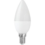 Edapt LED E14 Candle Frosted Light Bulb 5.5W Warm White 2 Pack