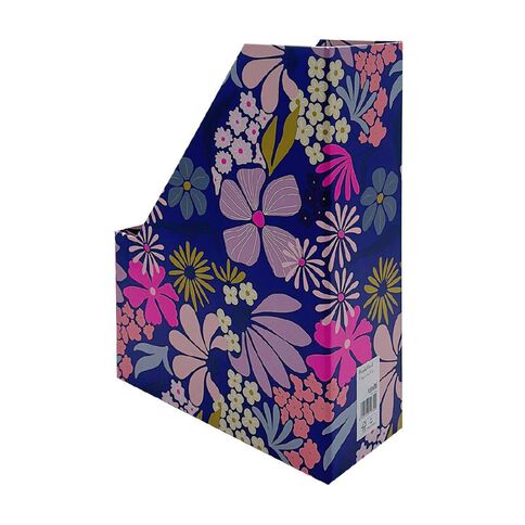 Uniti Floral Magazine File Purple Mid