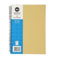 WS Notebook Wiro Kraft 200 Page Brown Mid A4