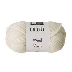 Uniti Wool Yarn White 50g