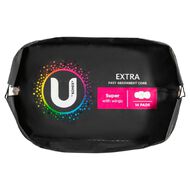 U By Kotex Super Wings Maxi Pads 14 Pack