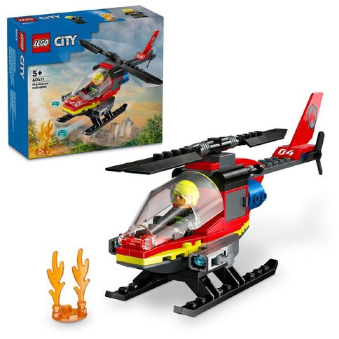 LEGO CITY Fire Rescue Helicopter 60411