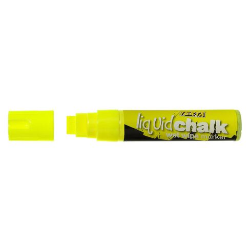 Texta Jumbo Liquid Chalk Wet Wipe Yellow Mid