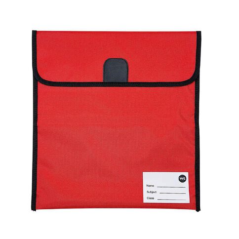 WS Book Bag 330mm x 360mm Red