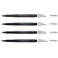 Faber-Castell Pitt Artist Pens Thin Black 4 Pack
