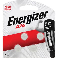 Energizer Alkaline Button Batteries A76 4 Pack