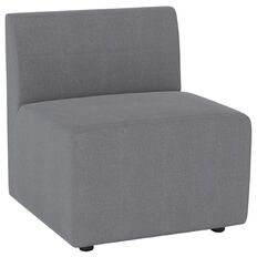 Conexion Cube with Backrest Granite Grey