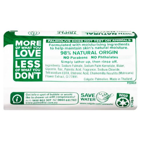 Palmolive Naturals Chamomile Balanced & Mild Soap 90g 4 Pack White