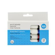 WS Whiteboard Marker Vivid Chisel 8 Pack