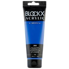 BLOCKX Acrylic Tube 120ml Ultramarine Blue Blue