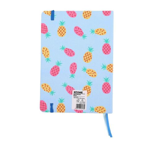 Kookie Pineapple A5 Notebook Blue
