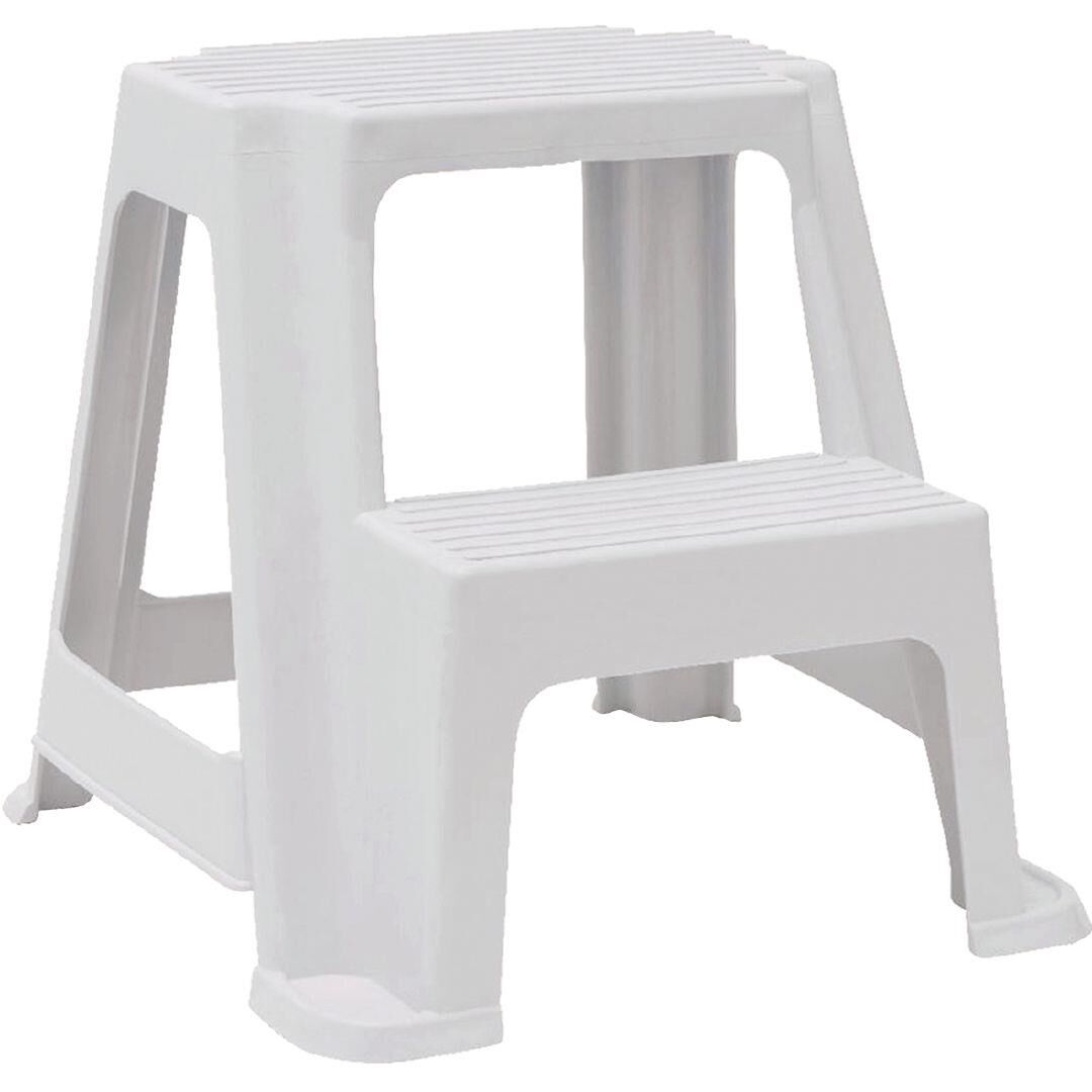 2 step shop plastic stool