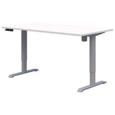 Rapid Electric Desk 1500 x 800 Silver
