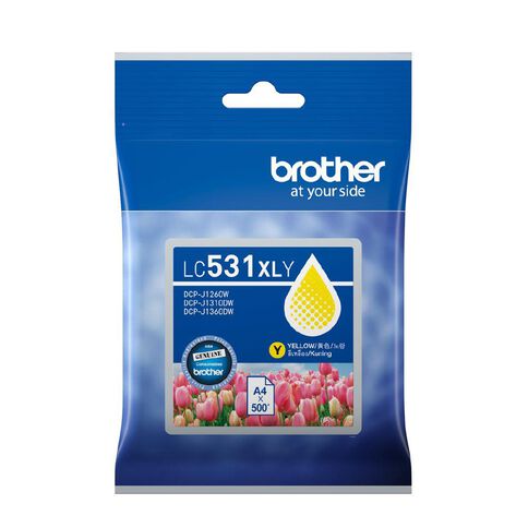Brother Ink LC531XL Yellow 500 Pages