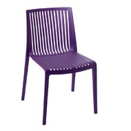Eden Cool Indoor/Outdoor Stacker Chair Purple