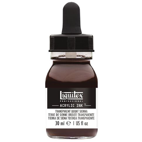 Liquitex Ink 30ml Transparent Burnt Sienna
