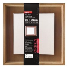Jasart Framed Floating Canvas Panel 30cm x 30cm