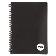 WS Notebook 5 Subject PP Wiro Black A4 240 Pages