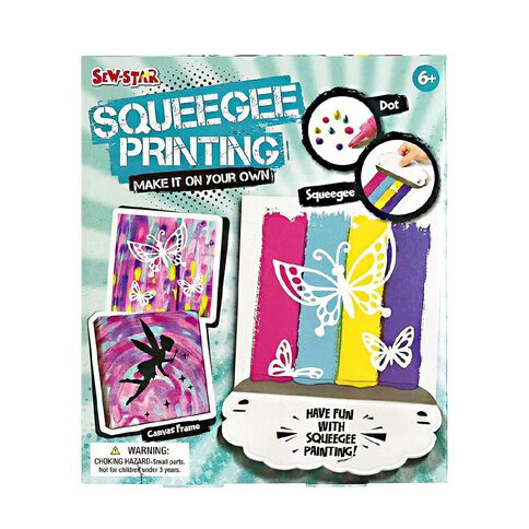 Sew Star Squeegee Painting Butterfly