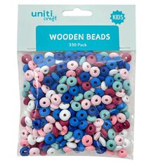 Uniti Wooden Beads Pastel 330 Pack