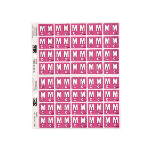Filecorp Coloured Labels Mc Purple Mid