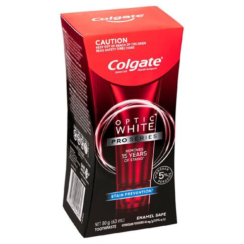 Colgate Optic White Pro Series Stain Shield Toothpaste 80g
