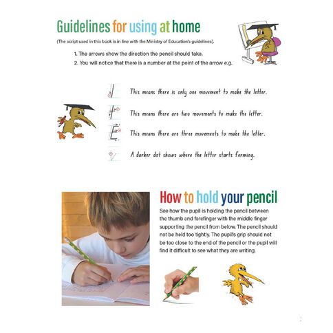 Clever Kiwi How To Write Book 14mm 64 Page Multi-Coloured