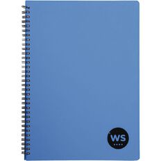 WS Notebook PP Wiro 200 Pages Soft Cover Blue A4