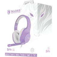 SADES Spirits Gaming Headset Purple Mid