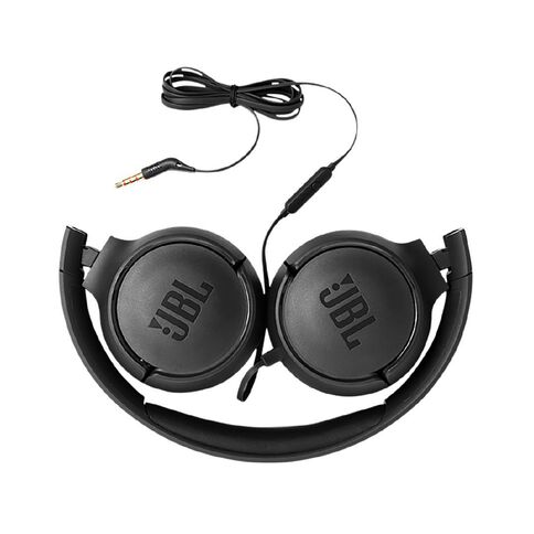 JBL T500 On Ear Wired Headphone Black