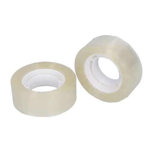WS Office Clear Tape 18mm x 33m 2 Pack