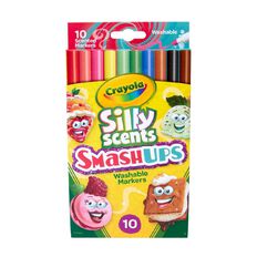 Crayola Smash Ups Slim Markers 10 Pack