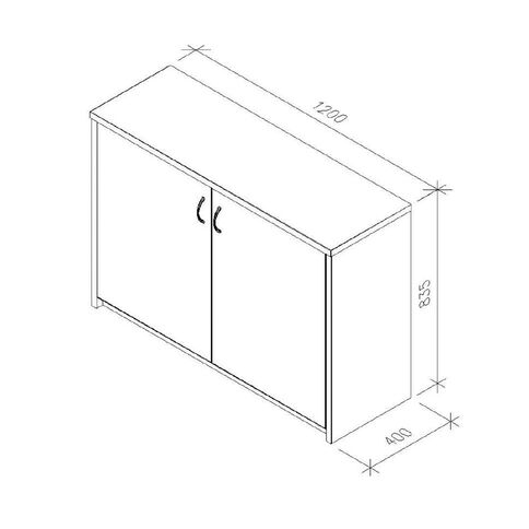 Zealand Credenza 1200 White