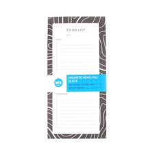 WS Magnetic Memo Pad Black
