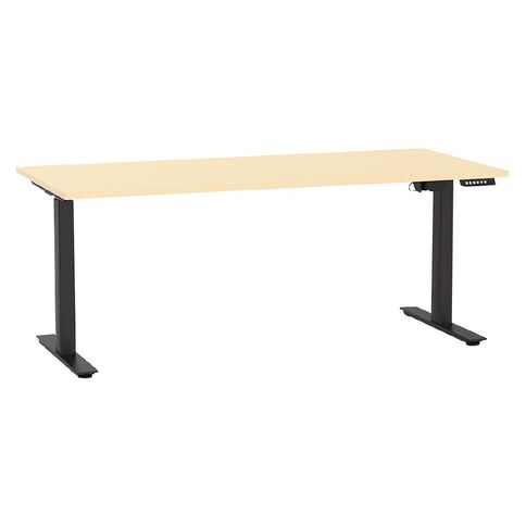 Agile Electric Height Adjustable Desk 1800 Nordic Maple/Black