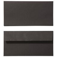 Create With DL Envelope Black 25 Pack