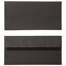Create With DL Envelope Black 25 Pack