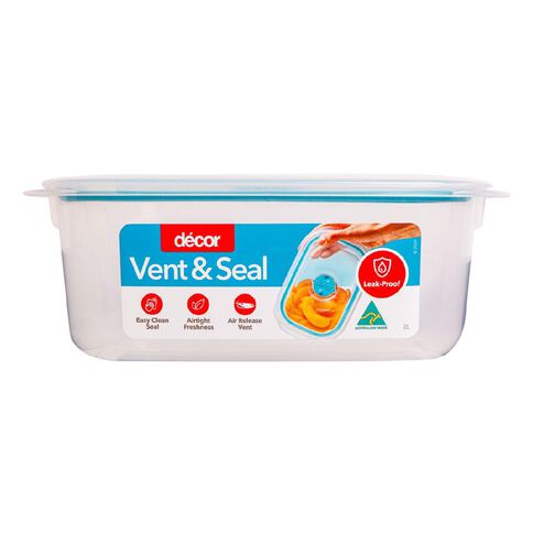 Decor Vent & Seal Plastic Oblong 2L