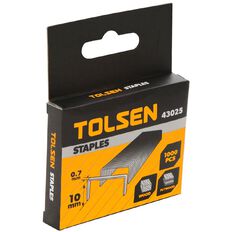 Tolsen Staples 1000 Piece 0.7mm x 10mm